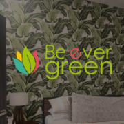 papel tapiz beevergreen con logo